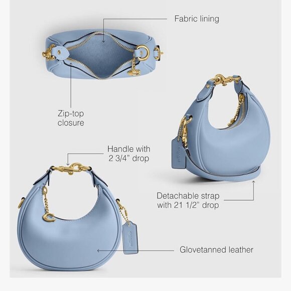 Coach Bag In Bluebell - Picture 2 of 2